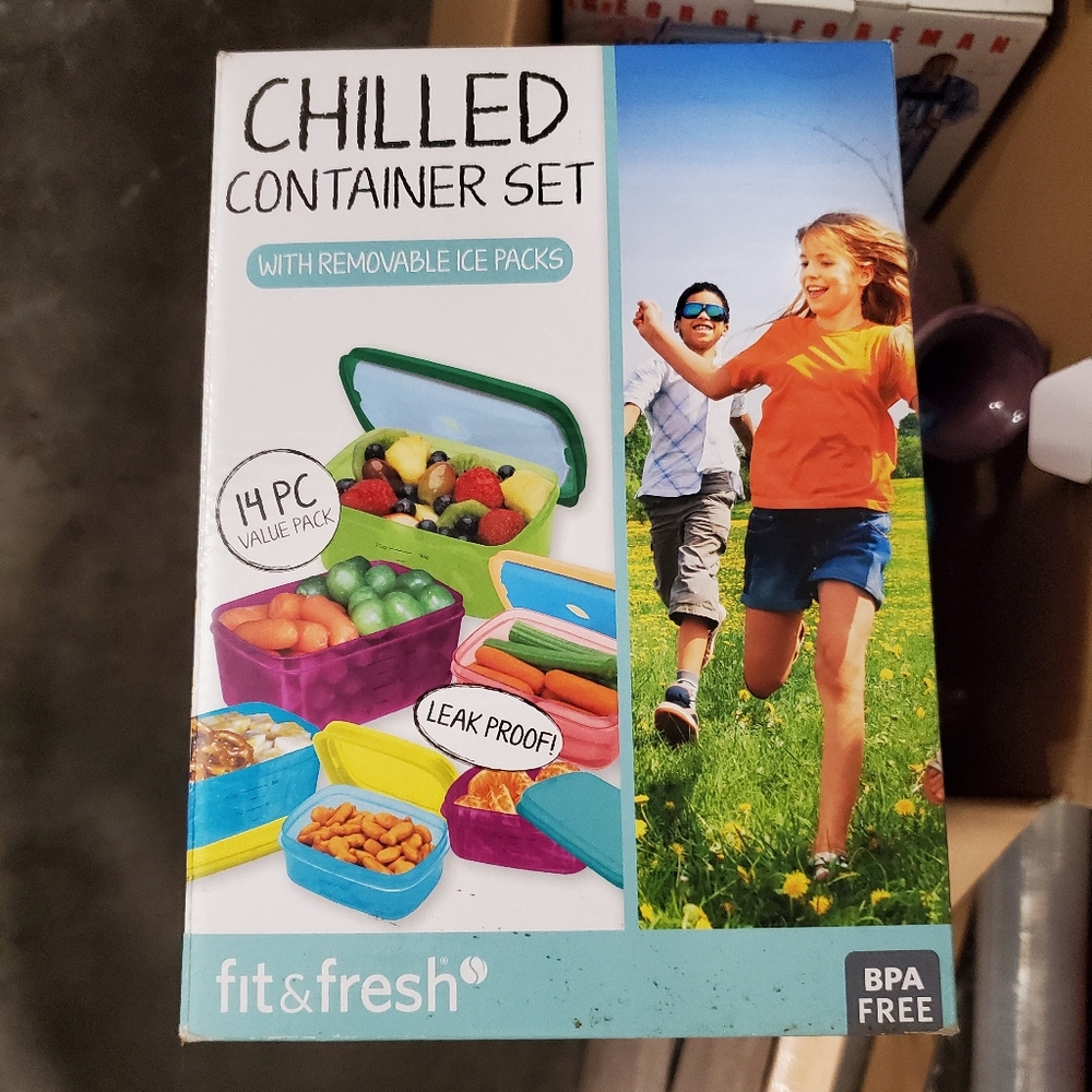 NIB Chilled Container Set for food storage
